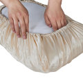 Satin Silk Elastic Band Safety No Zipper Pillow Case Pillow Cover